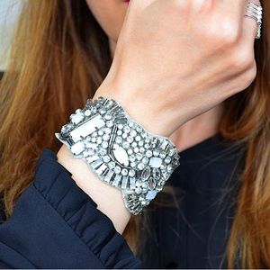 Stella & Dot Gala statement bracelet used for display only with original box.